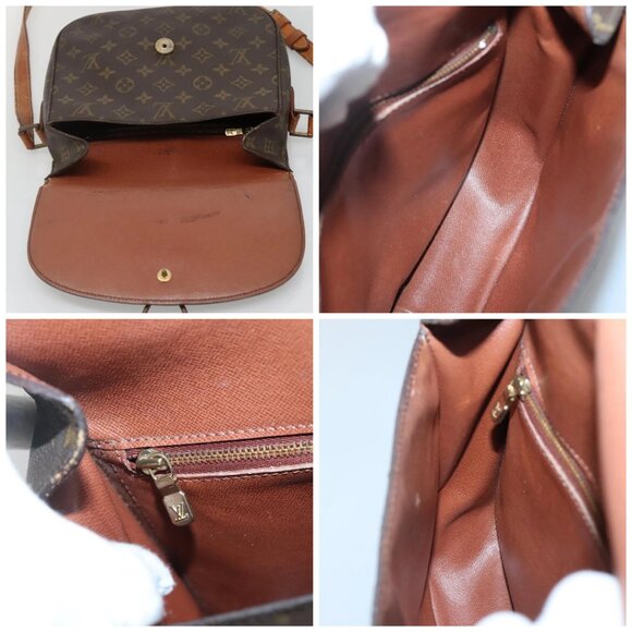 LOUIS VUITTON Monogram Saint Cloud GM Shoulder Bag M51242 LV Auth 141016 - Picture 16 of 16